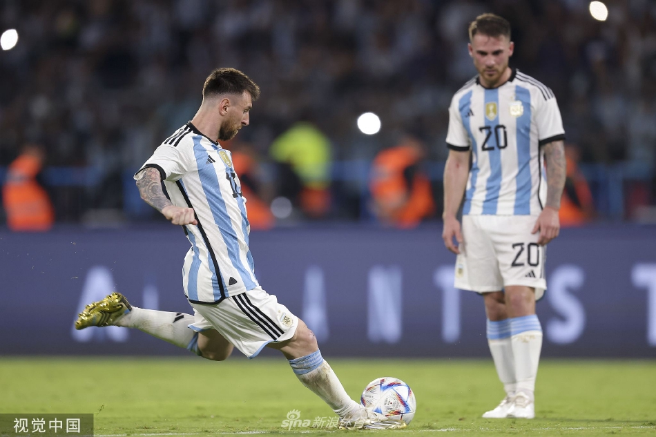 [友谊赛]阿根廷7-0库拉索 梅西戴帽解锁国家队百球